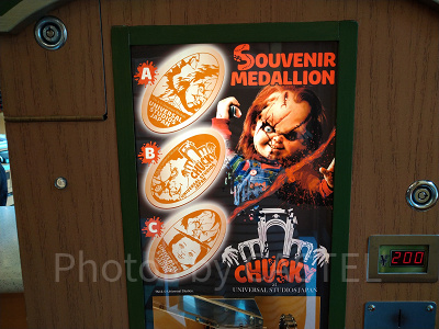 チャッキーのスーベニアメダリオン