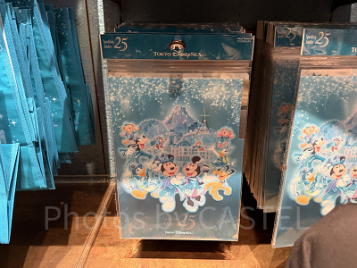 クリアホルダーセット(ディズニーシー25周年グッズ)