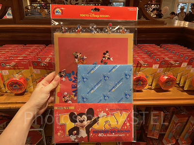 クリアホルダーセット（ディズニー40周年グッズ）