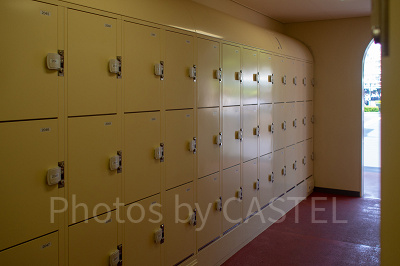 コインロッカーの様子（メインストリート・ハウス横）