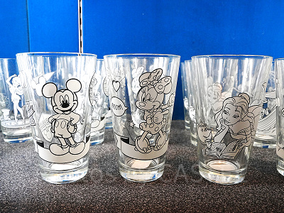 コミック風グラス