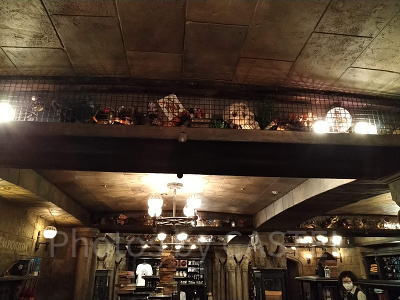 フィルチの没収品店内にあるホグワーツ生からの没収品