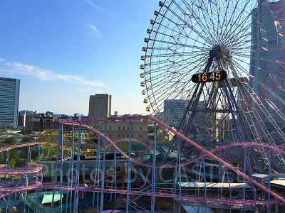 コスモワールドのジェットコースター