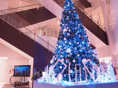 大名古屋ビルヂング地下のクリスマスツリー