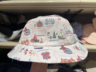 ディズニーマップバケットハット
