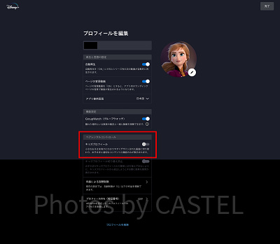 ディズニープラス:キッズプロフィール