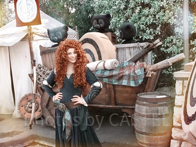 ディズニープリンセスのメリダ