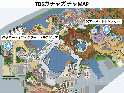 2024年12月最新】ディズニーガチャガチャ全種類の販売場所を地図付き解説！キーチェーン販売中