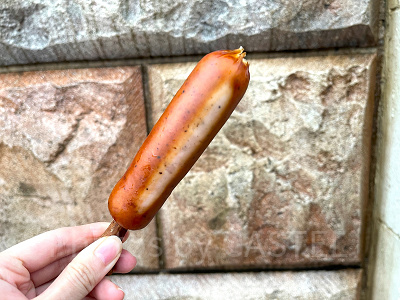ディズニーランド食べ歩き:骨付きソーセージ