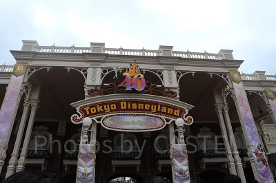 ディズニーランド5月混雑状況レポート:ワールドバザールのデコレーション