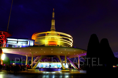 最高高度から見下ろすディズニーランドは圧巻の一言。