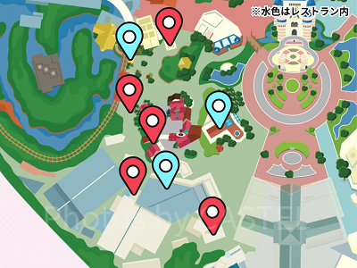 ディズニーランドのトイレマップ：アドベンチャーランド