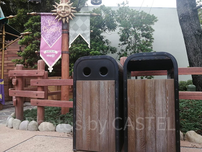 ディズニーランドのゴミ箱（トラッシュカン）
