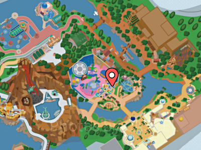 ディズニーシーのトイレマップ：マーメイドラグーン