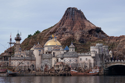 ディズニーシーの火山