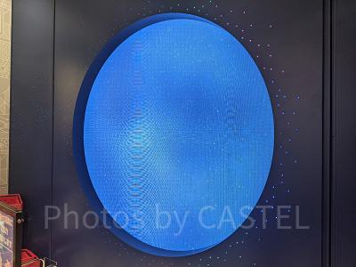 ウォルト・ディズニーの名言が表示されるディスプレイ