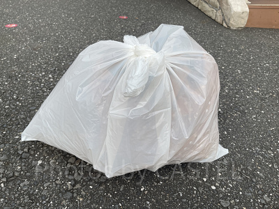 手持ちの荷物は大きめのゴミ袋に入れて防水しよう！