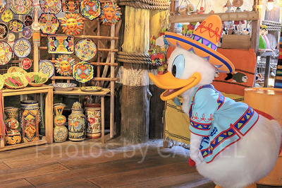 ドナルドダックのグリーティング サルードスアミーゴス