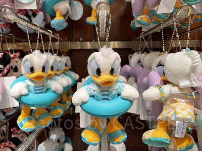 ドナルドぬいぐるみバッジ（2022ディズニー夏グッズSUISUI SUMMER）