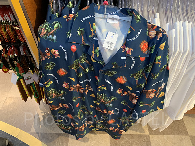 ドンキーコングの総柄シャツ