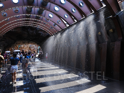 びしょ濡れスポット(ミステリアスアイランド通路)