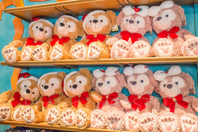 ダッフィー&フレンズクリスマスぬいぐるみ(M)