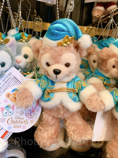 ダッフィー＆フレンズ　クリスマス2019　ぬいぐるみバッジ４点セット　TDS 最新ダッフィークリスマス2019グッズまとめ！ぬいぐるみ＆ツリーが新