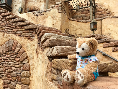 ダッフィーのぬいぐるみ