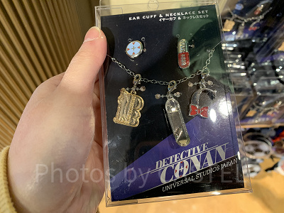 イヤーカフ&ネックレスセット（USJ×名探偵コナングッズ2024）