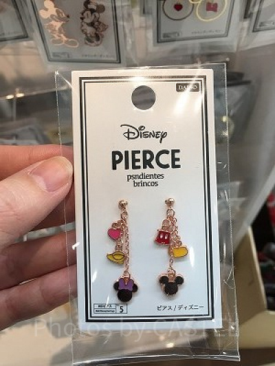 チャーム付ピアス(ピンク)