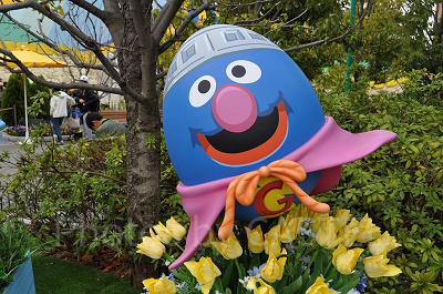 USJのイースター装飾