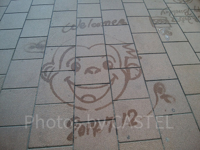 USJ公式駐車場でスプレーアートと遭遇！(2019年7月）