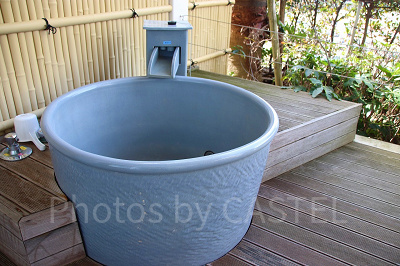 ユーラシアスイートの露天風呂