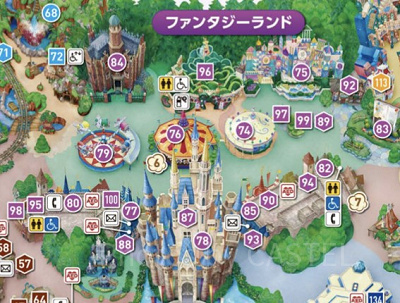 ディズニーランドのマップ】テーマランドごとに徹底解説