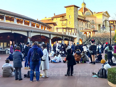 2023年2月ディズニーシー混雑状況レポート：ノースゲート（7:40頃）