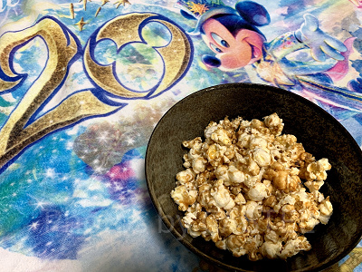 完成したキャラメルポップコーン