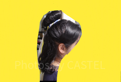 リボンを巻いて完成