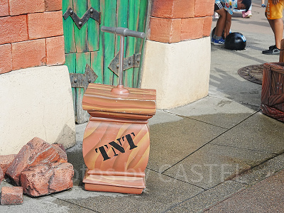 花火工場の着火用レバー