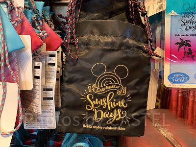 フラットショルダーバッグ（ブラック）