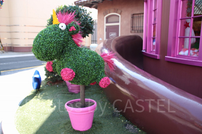 フラッフィシェイプの植木はフォトスポットに最適♪