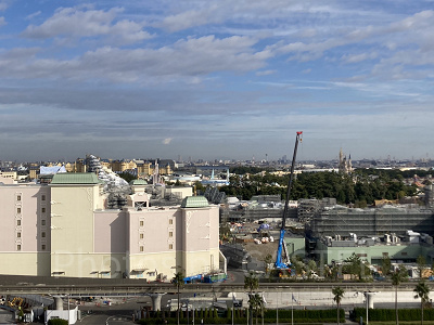 建設中のフローズンキングダム（左手奥にノースマウンテン）2022年11月撮影