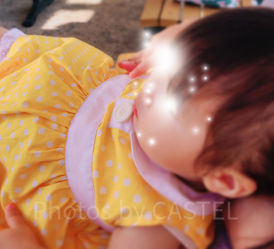 イエロー×ホワイトでギャビーギャビー コーデ