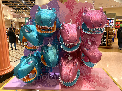 キラキラ恐竜ぬいぐるみハット