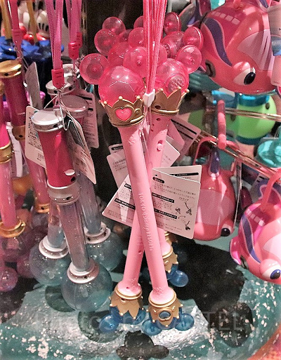 ディズニーランド40周年ポップコーン入れシャボン玉ミニースティックライト