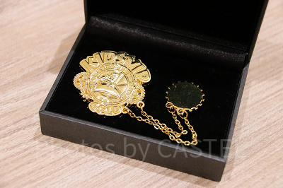 10滞在目でもらえるゴールドバッジ