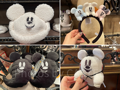 仮装をしてパークを楽しむゴーストたちのグッズ!