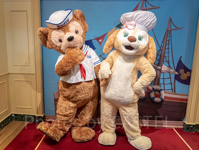 ダッフィーとクッキー・アンのグリーティング