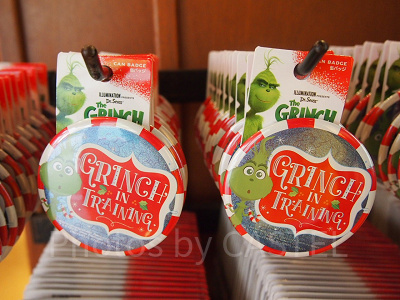 グリンチ缶バッジ