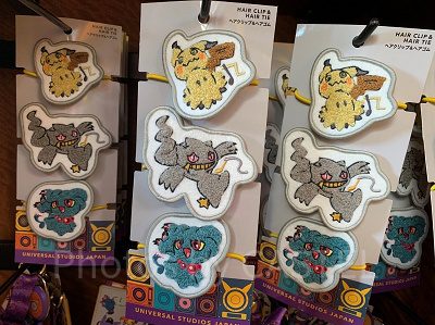 ヘアクリップ&ヘアゴム(USJポケモンハロウィングッズ)