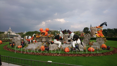 ハロウィーンのデコレーション(過去開催時)